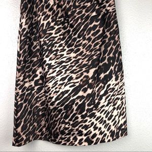 Animal Leopard Print Pencil Skirt